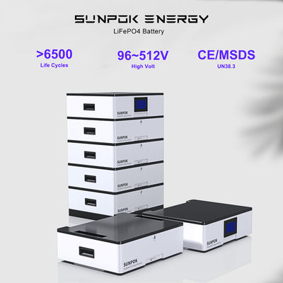 Stackable Modular 51.2v 200ah Home Solar System 10kwh 20kwh 30kwh Energy Storage Battery