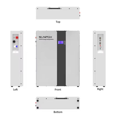 Smart Bms And Bluetooth 6500+ Deep Cycle 51.2v 200ah Energy Storage Battery