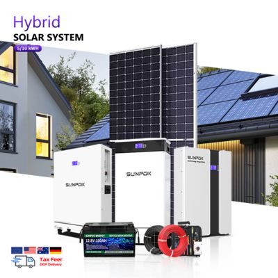 3-Phase Solar System Module 50Kw MPPT Controller Complete 6Kw 8Kw 10Kw 12Kw Photovoltaic Panel Kit