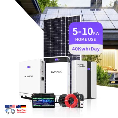 3kW 5kW 10kW Off-Grid Solar Power System with Lithium Battery