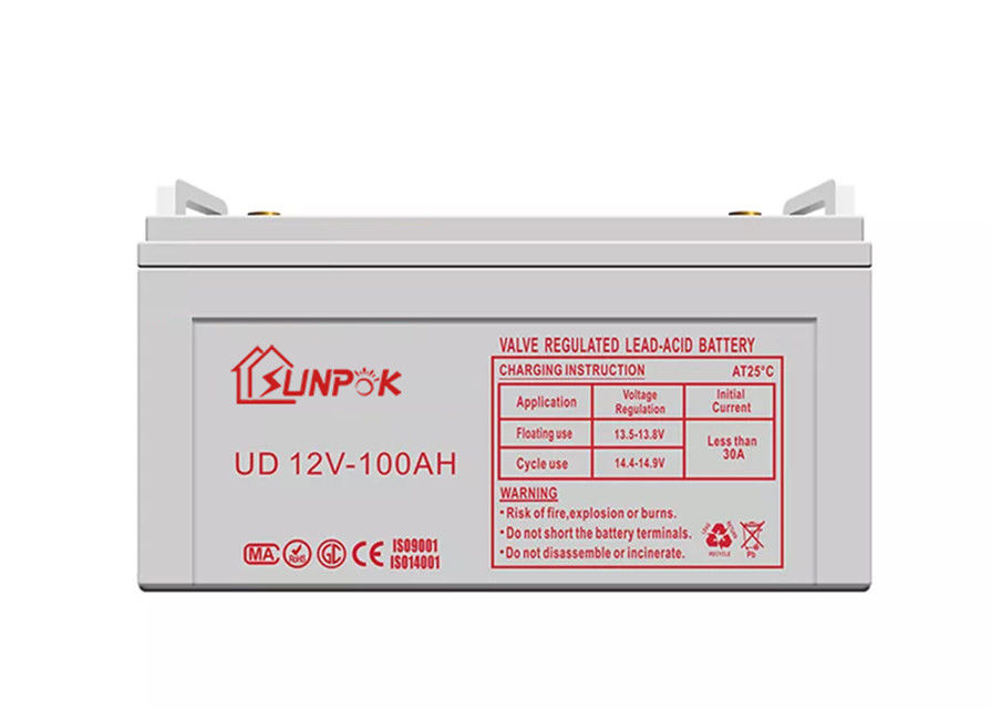 UN38.3力の貯蔵RVのボートの電気フォークリフトのための深い周期12Vのゲル電池100ah 200ah