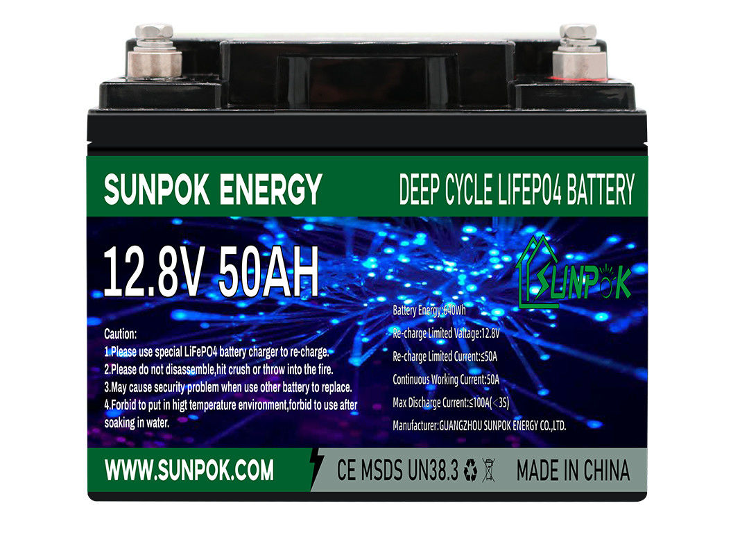 12V 50Ahのリチウム イオン太陽エネルギーのエネルギー蓄積のための深い周期電池