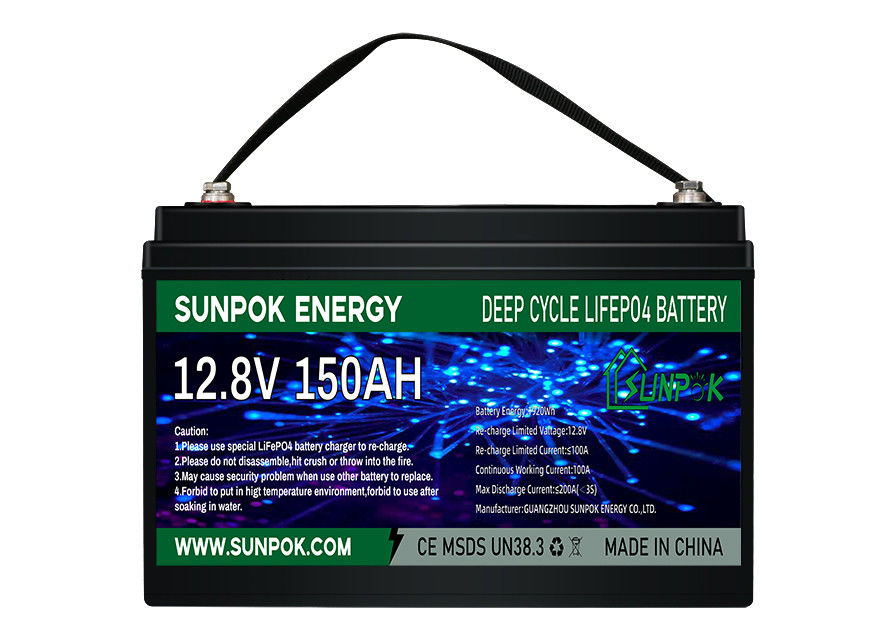 Bluetoothモジュールが付いているRVのための軽量LiFePo4 12V 100Ah深い周期のリチウム電池