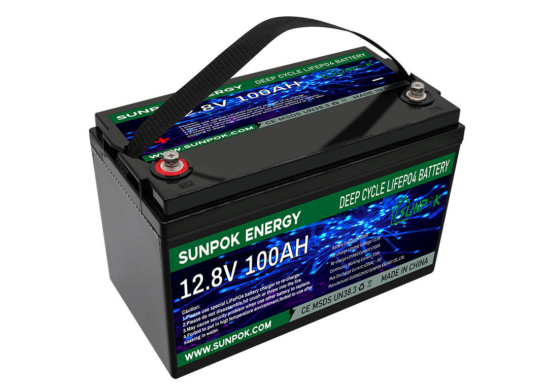 Bluetoothモジュールが付いているRVのための軽量LiFePo4 12V 100Ah深い周期のリチウム電池