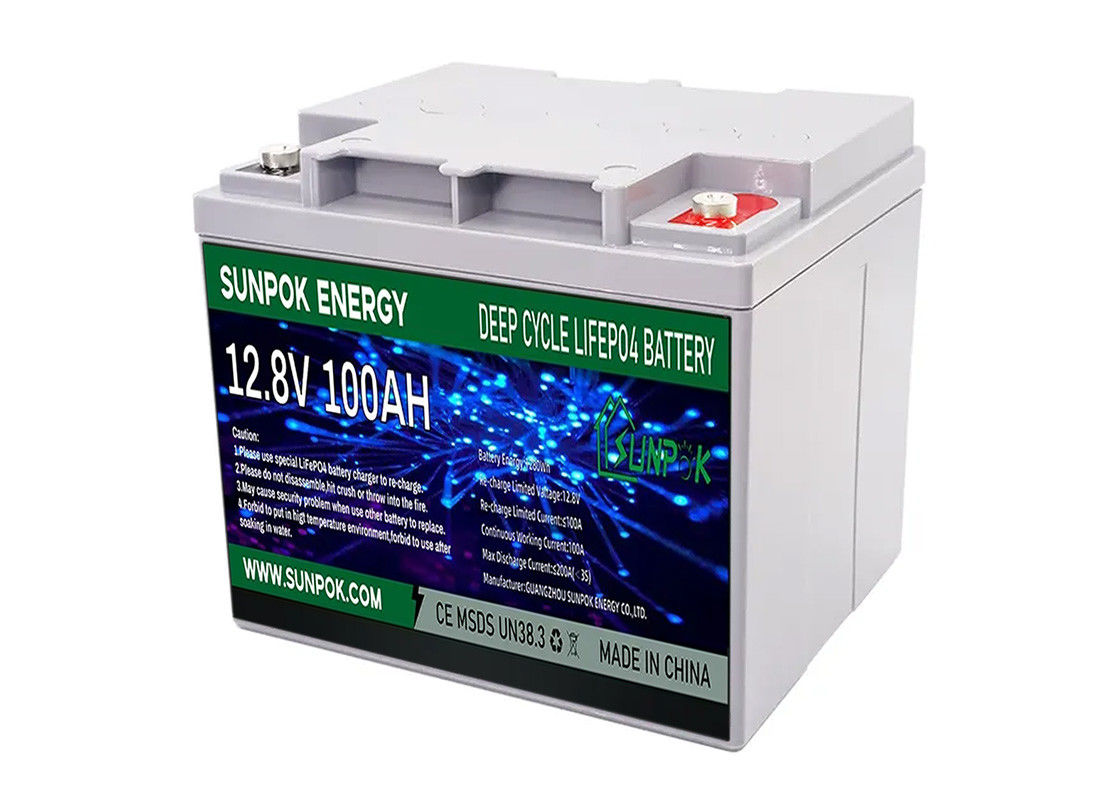 AGM深い周期電池12v 24v 50ah 100ah 150ah 200ah LiFePO4深い周期電池