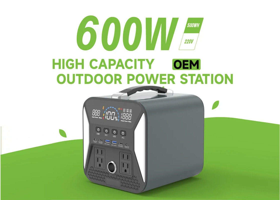 1000W UsbのタイプC Dc AC 600wリチウム携帯用動力火車の短絡の積み過ぎ
