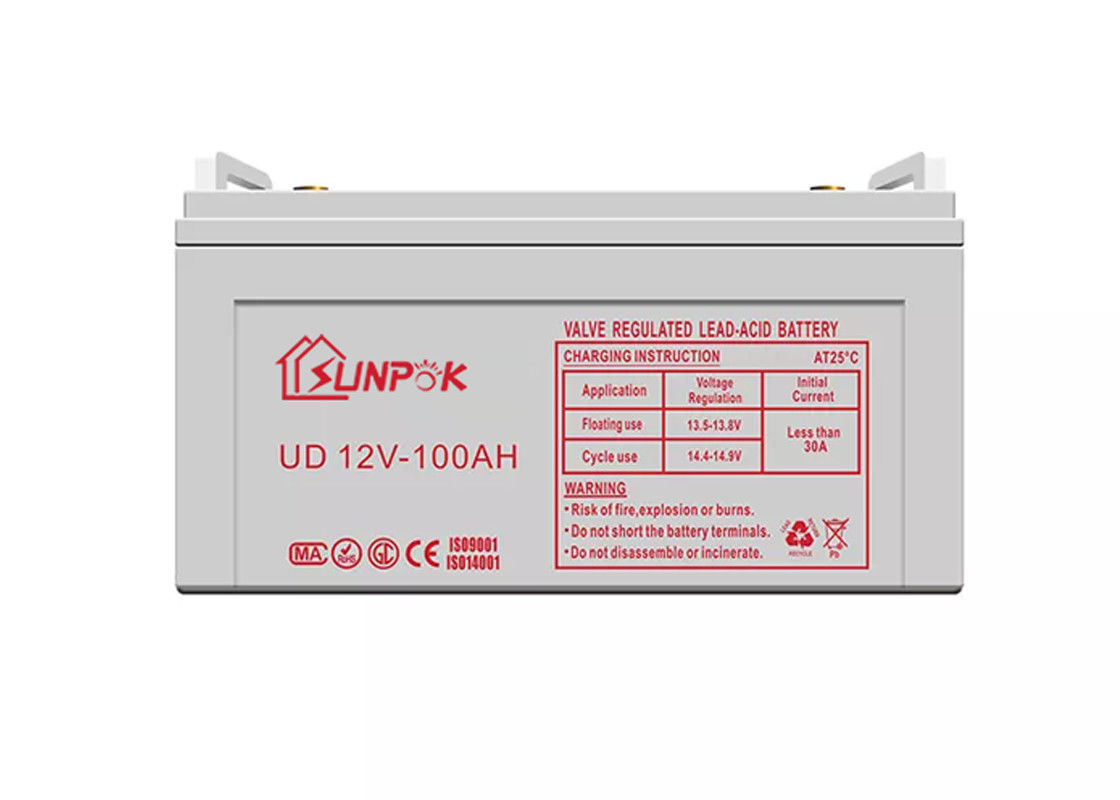 Sunpok 12V 100Ah 150Ahのゲル電池:安全で及び有効なSolar Energy貯蔵のため