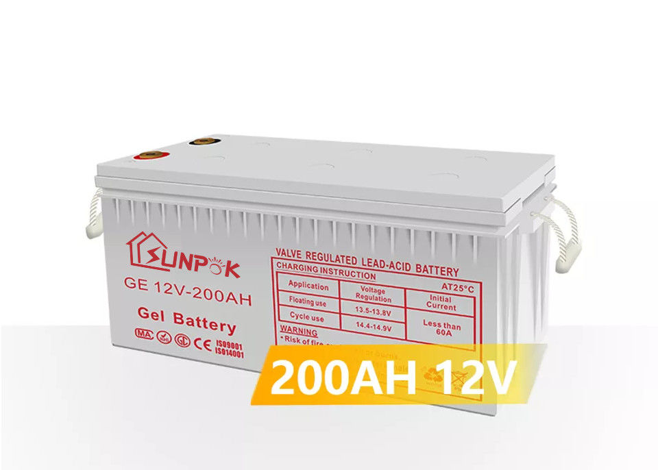 12V 50Ah 100Ah 150Ahのゲル電池:Sunpokの最適のSolar Energy貯蔵を楽しみなさい