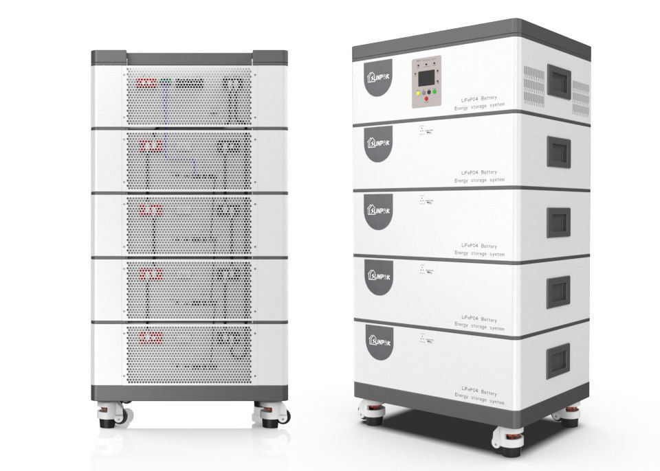 1つの積み重ねられたESSシステムの家のためのSunpokのオールインワン電池5kva 6kva 8kva 10kvaすべて