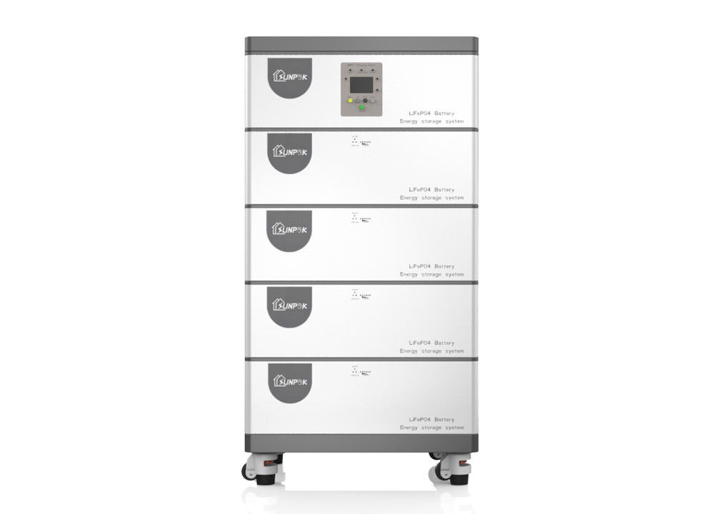 SUNPOKオールインワンESSの太陽エネルギーシステム5kW 10kWh LiFePO4電池の貯蔵システム