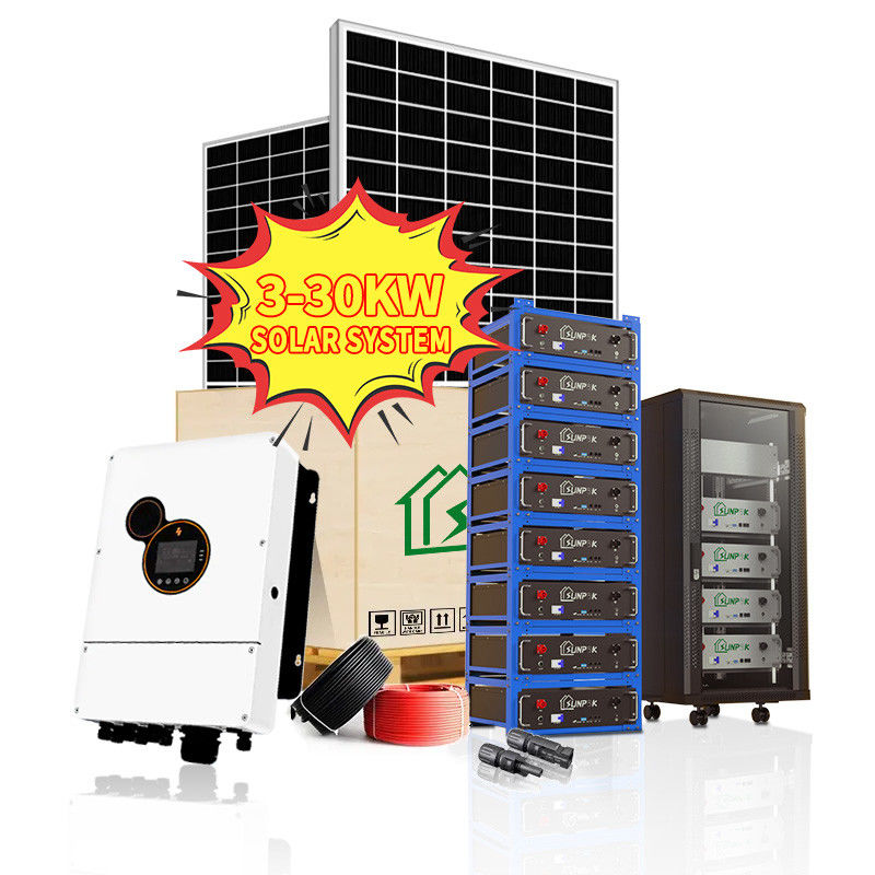 家のSolar Energyプロダクト15Kwのための格子太陽系を離れて完全な雑種