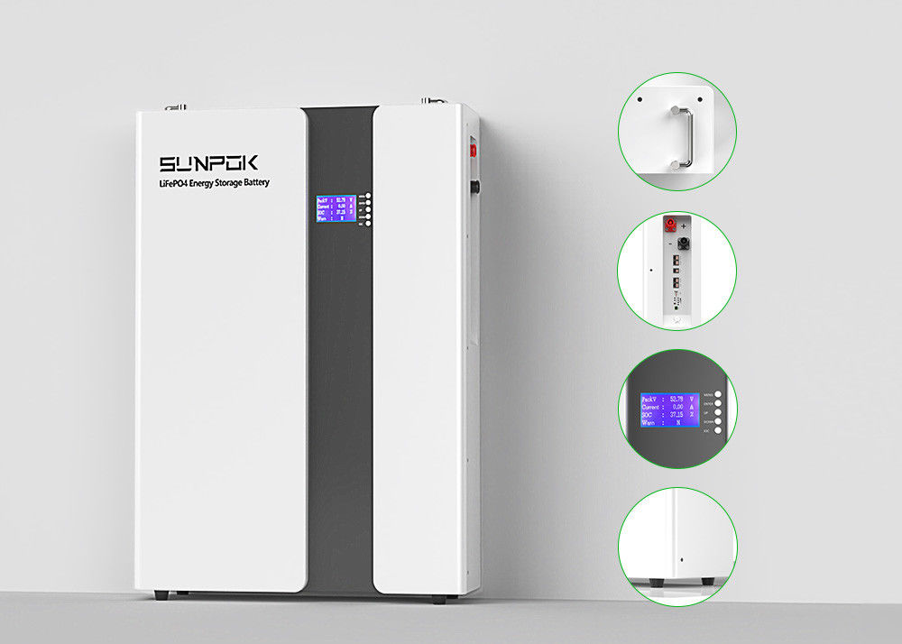 高効率のリチウムイオン電池 最大充電電圧58.4Vdc