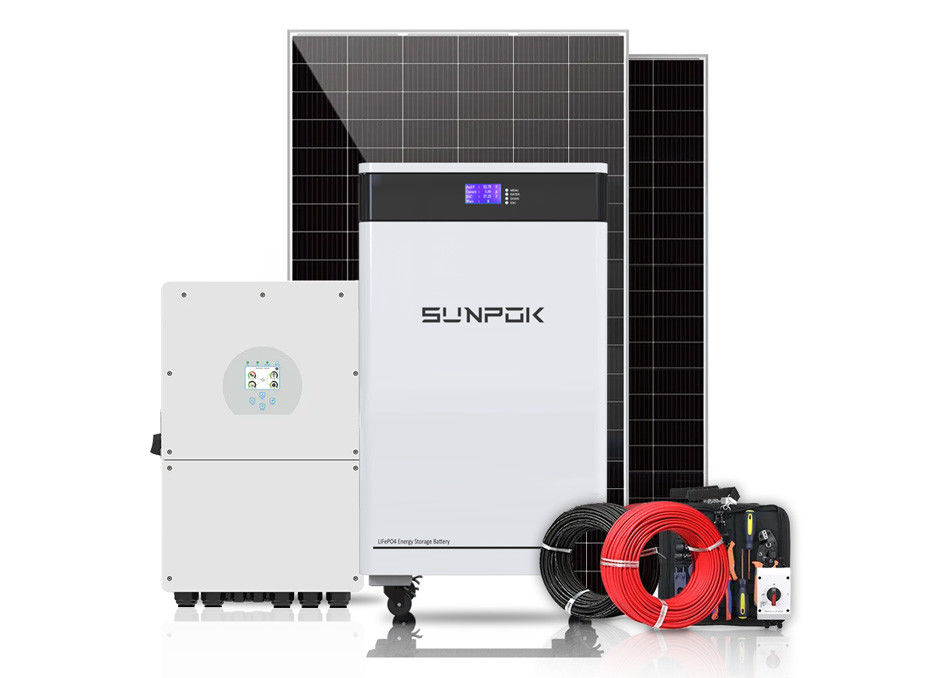 230V 3Kw 5Kw 8Kw 10Kw ハイブリッド太陽光システムキット