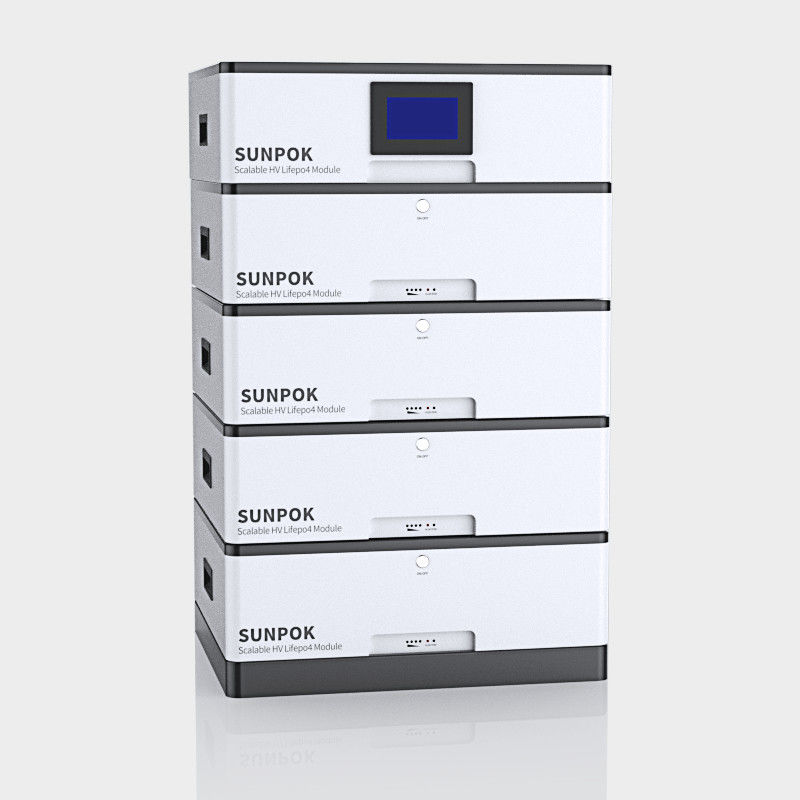 太陽エネルギー貯蔵 電源システム スタックされたライフポ4 バッテリー 48v 51.2v 400ah 20kwh
