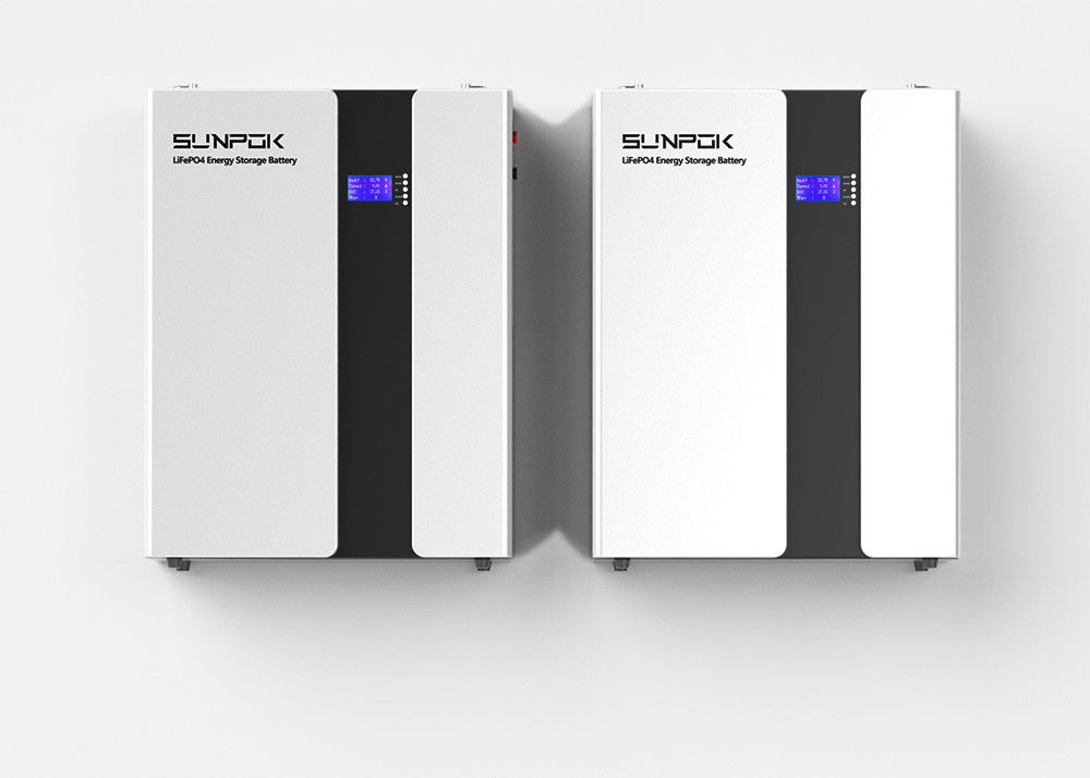 簡単にインストール Lifepo4 バッテリー 壁掛け 48v 200ah 缶 Rs485 ポート 9.6kwh 10.2kwh 15kwh