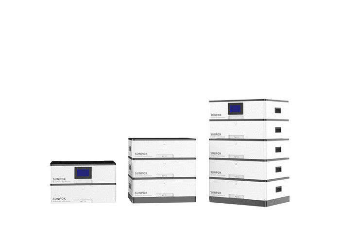 積み重ねられるリチウムイオン太陽電池 48V 100Ah 200Ah 5Kwh Lifepo4 ホームエネルギー貯蔵電池