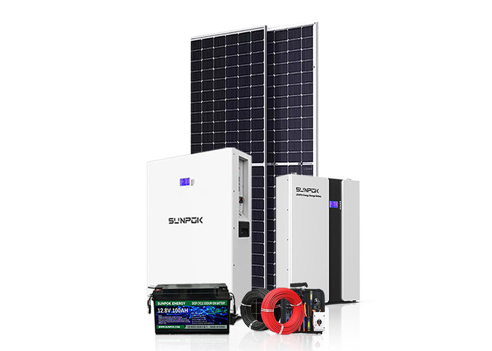 ハイブリッドオン・グリッド・オフ・グリッド・エネルギーシステムキット 3kw 15kw 30kw 50kw 太陽エネルギーシステム