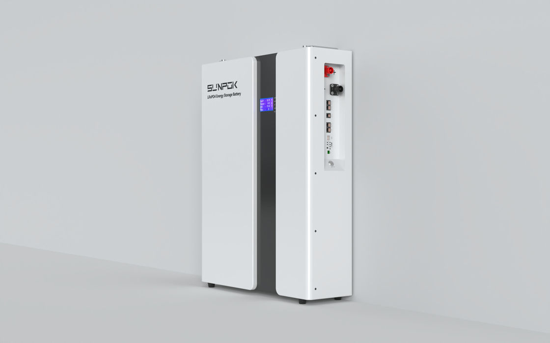 サンポック アメリカ 倉庫 48V リチウムイオン電池 10KWH 51.2V 200Ah 太陽系 壁