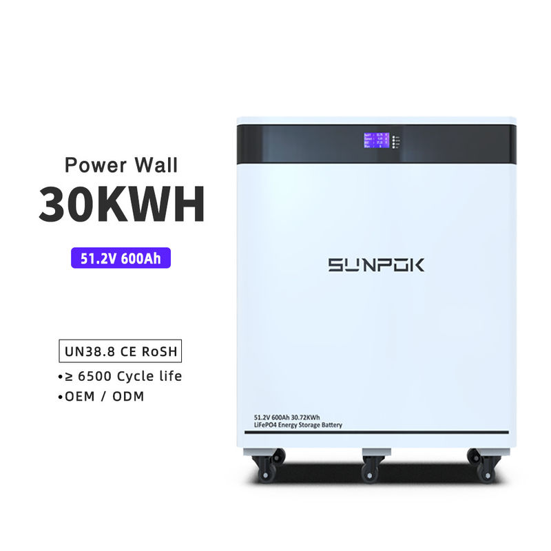 51.2V 30Kwh 600Ah 48V ソーラーエネルギー 30 Kw バッテリー 48 ウォルト リチウムイオン バッテリー 太陽光発電システムのための家庭用バッテリー