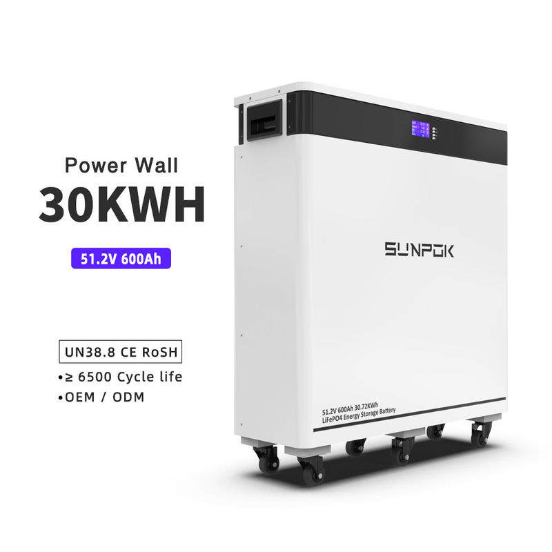 30Kwh リチウムイオン電池 ソーラー リチウムライフポ4電池 48V 600Ah 10kw 15kw 30kw 家庭用太陽光発電用の電池
