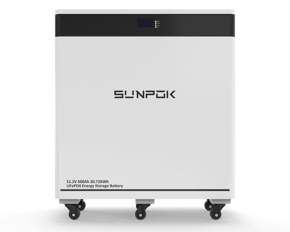 2025 床型 30kwh Lifepo4 バッテリー パック 51.2v 600Ah エネルギー貯蔵 WIFI&Bluetooth付き リチウムバッテリー