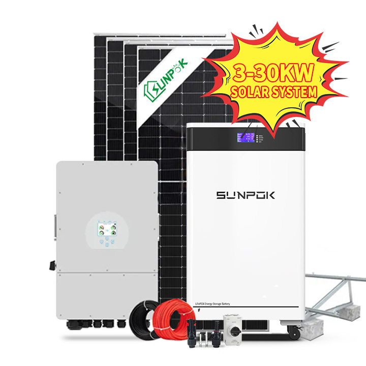 5kw 10kw 20kw 50kw オフグリッド卸売価格 完全な太陽エネルギーシステム ソーラーPVマウント 太陽光発電パネル ソーラーシステム