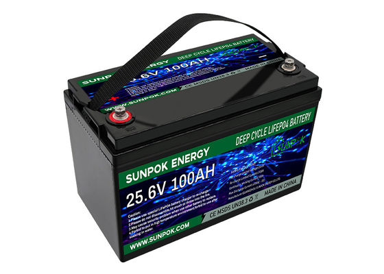 100Ah 24 Volt Lithium Ion Deep Cycle Battery Rechargeable For Solar