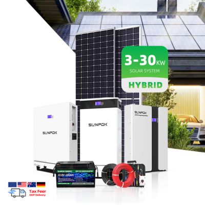 3KW 5KW 10KW Hybrid Solar Power System with Lithium Battery