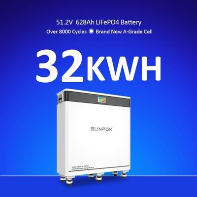 低価格リチウムソーラー30kwhリチウム電池パワーリチウム電池51.2v 600ah 32kwh Lifepo4ソーラーバッテリー
